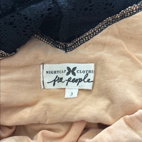 NWT Nightcap by Free People Formal Black Mesh Lace Halter Top Dress, Size 3 (M) - Picture 9 of 10